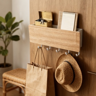 入户门后门上挂钩墙面装饰品挂件实用家居卧室房间墙壁饭店小挂饰