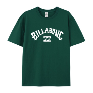 Billabong Print 纯棉短袖 t恤女士上衣 男士 Summer Shirt Men