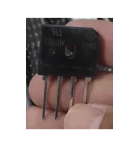 GBU8K 8A 800V DIP-4 新能源汽车直插 整流桥 扁桥 桥堆芯片 全新