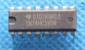 SN74HC595N DIP-16 原装进口 8位串行寄存器 全新