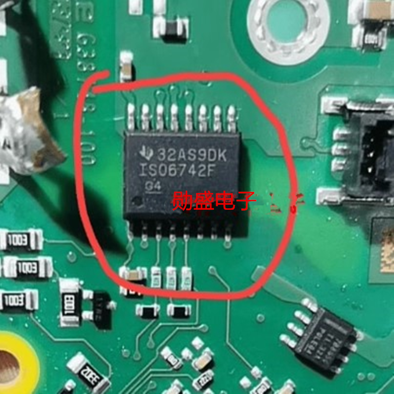 ISO6742FDWR ISO6742F WSOP-16封装 四通道数字隔离器IC 原装