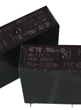 PCJ-112D3M-12VDC 汽车电脑板4脚继电器全新