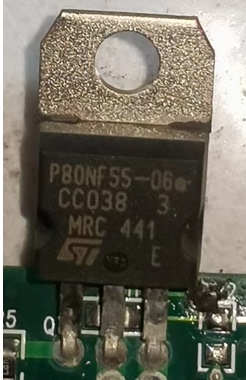 P80NF55-06 汽车电脑板插脚三极管 全新原装