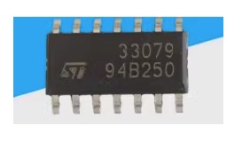 33079 MC33079DT 汽车电脑板运算放大器IC芯片SOP14脚