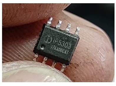 IP5303T ESOP-8贴片 1A 同步转换 三合一移动电源芯片