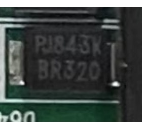 BR320 SK320B 低压降肖特基二极管 全新 10个等于20元