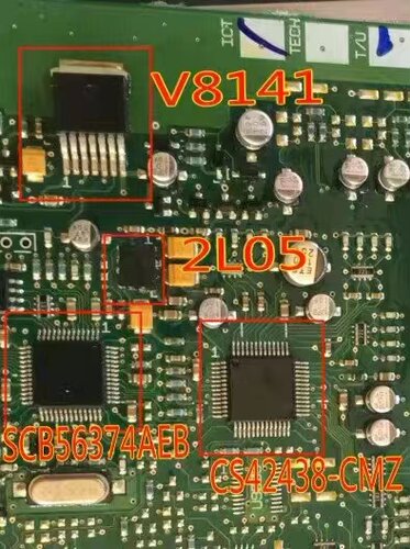 凯迪拉克功放4件套 SCB56374AEB NCV8141 2L05 CS42438-CMZ