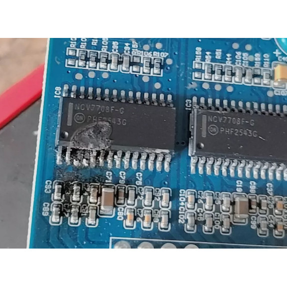 NCV7708F-G 汽车电脑板双六路驱动器IC芯片SOP28脚