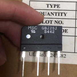 GBJ25J 新能源充电机控制器整流桥4脚