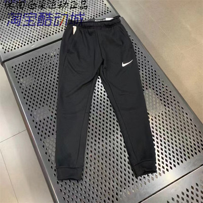 耐克Nike男速干透气跑步运动休闲毛圈收脚长裤CJ4313-010 071 451