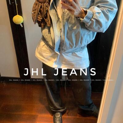 jhl秋冬宽松时髦复古夹克外套