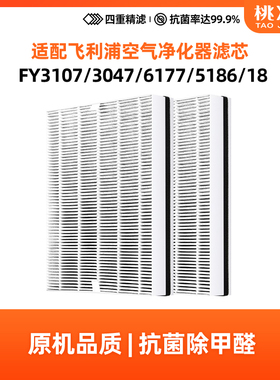 适配飞利浦空气净化器过滤网AC4076 AC4072 AC4074复合滤芯AC4147