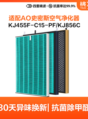 适配AO史密斯空气净化器滤芯KJ455F-C15-PF/KJ856C/KJ800FC15滤网