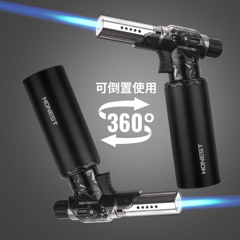 2025百诚耐用喷枪打火机户外防风高温大容量首饰焊枪充气烧烤点火