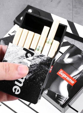 塑料烟盒自动粗款便携翻盖按压网红防潮防水创意个性送礼高端定制