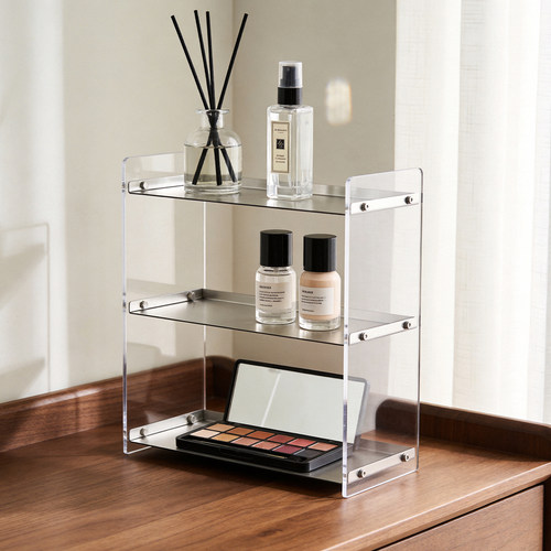 不锈钢亚克力桌面置物架杯子架