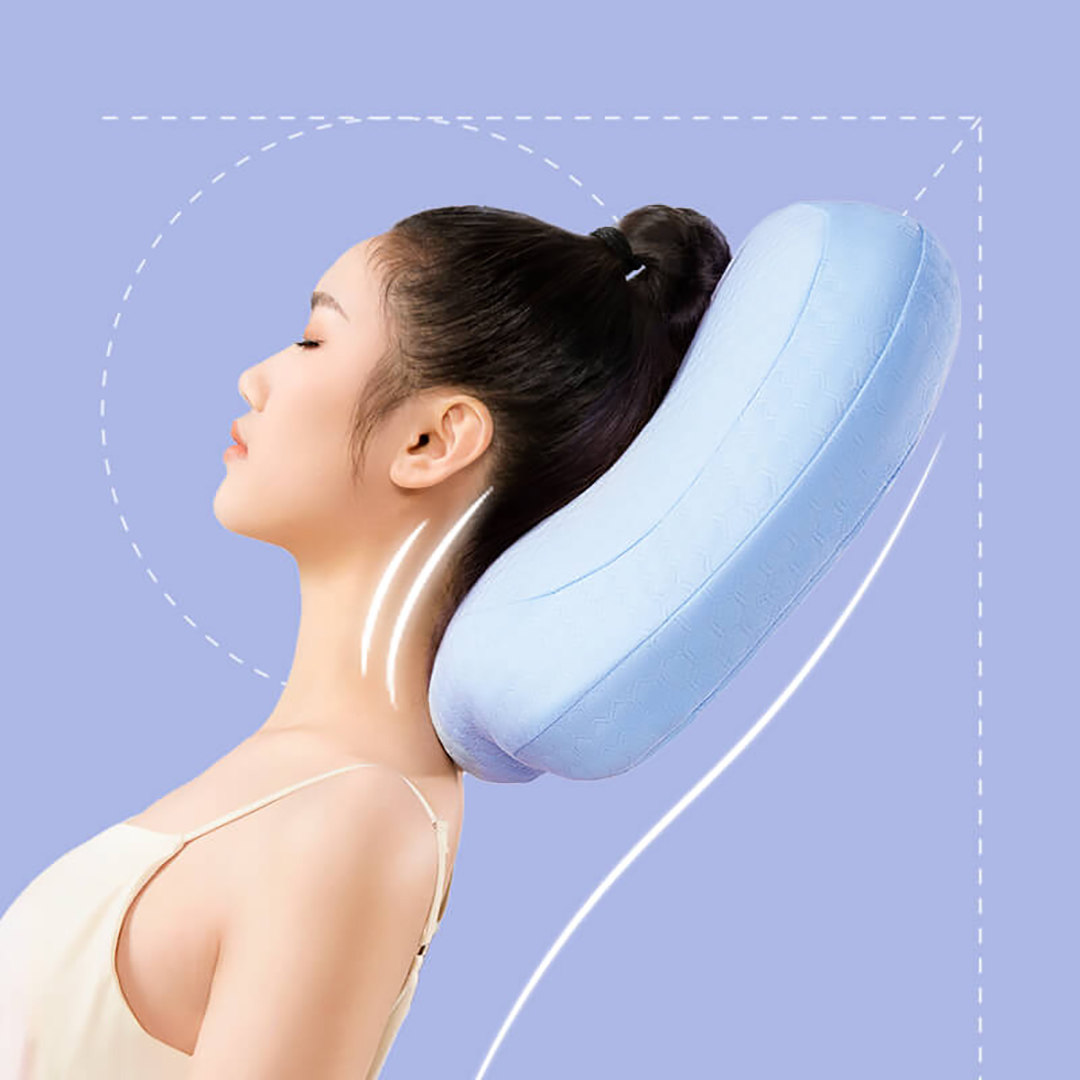 小米有品米家app操控 智能ai颈椎按摩枕拉伸热敷缓解疲劳睡眠枕头