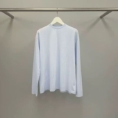 女water2026春季 简约时尚 圆领净身版 现韩国东大门代购 休闲长袖 T恤