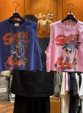 现韩国东大门代购GARMENT2026夏新款百搭卡通鸭子印花无袖背心女