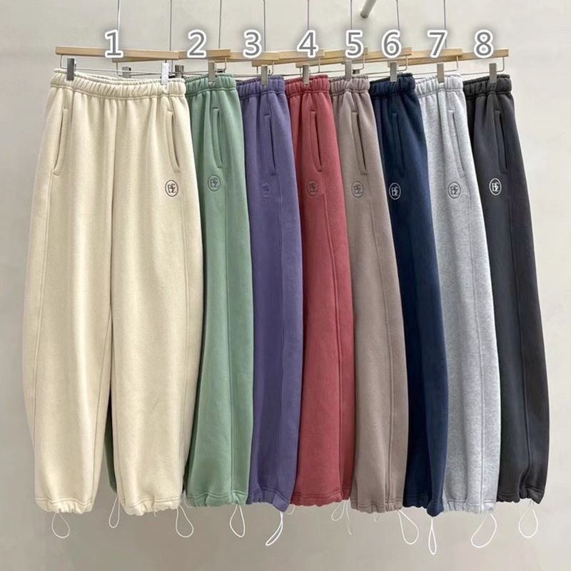 松紧腰百搭韩国长裤加绒休闲裤