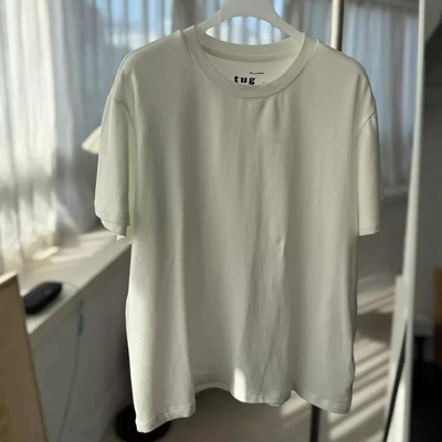 短袖时尚休闲韩国代购纯色棉T恤