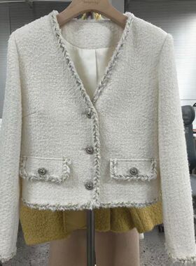 【Forever&HH】气质小香风羊毛粗花呢外套 TY26071