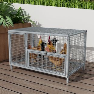 鸡笼养殖笼超大加密加厚防鼠养兔笼狗笼猫笼鸽子笼鸟笼可拆铁笼