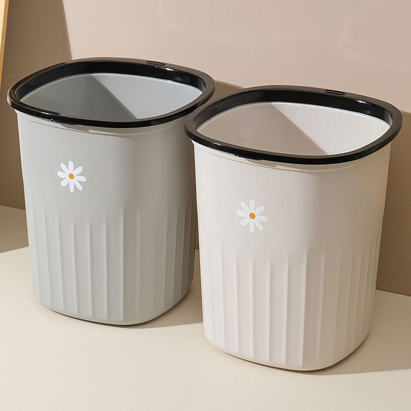 ZOZIZP固定压圈垃圾桶大容量家用客厅办公室学生宿舍卧室厕所厨房