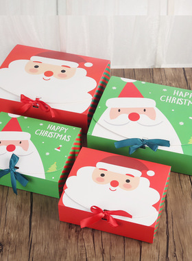 圣诞礼盒礼品盒礼物盒韩式礼盒s911小号圣诞节礼品包装盒