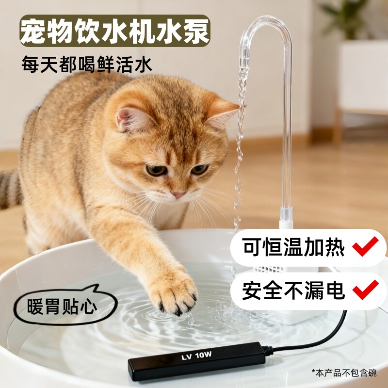 宠物恒温饮水器小型水泵