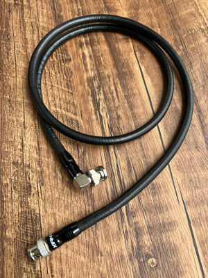 弯头90度12G-SDI线缆BNC连接线Q9头监控信号传输线SYV75同轴电缆