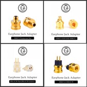 MMCX转接头 audiohive N5005 2Pin 转换插针耳机接口保护座 0.78