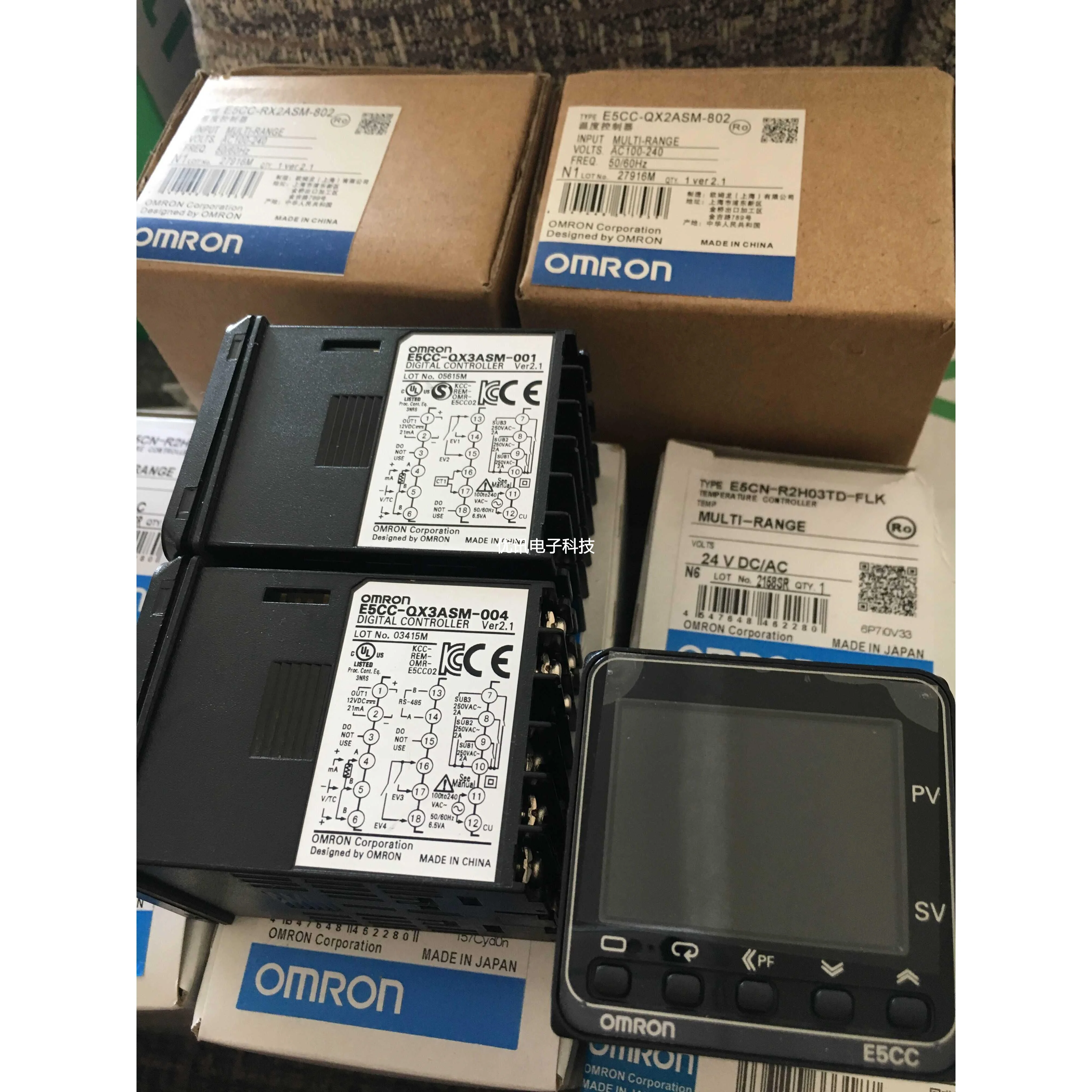 温控仪E5CC-QQ3ASM/CQ3ASM/QX2ASM/RX2ASM/-002/003/007/004/000