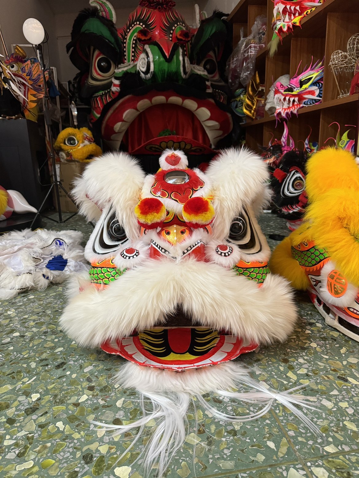 很不错发货效率很高醒狮狮头图片