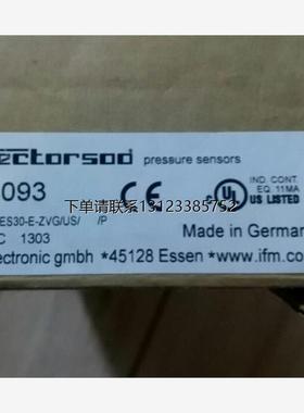 询价PI1093 压力传感器 PI-025-RES30-E-ZVG/US/ /P德国易福门ifm