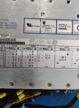 {银河工控}询价HPM5G4G4D6W6V6 POWER-ONE 电源拆机成色很新HPM5G