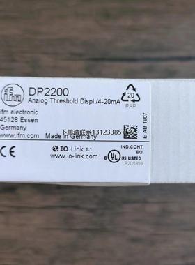 询价全新原装 IFM易福门 DP2200 传感器 现货销售