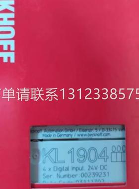 询价倍福KL1904 EL2595 BC3150 KL3468 EL1084德国全新现货议价包