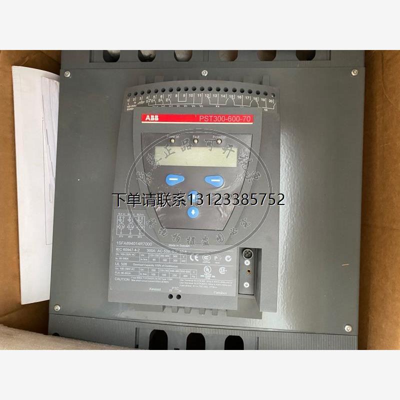 询价原装正品ABB 软启动器PST300-600-70 160KW 1SFA894014R7000