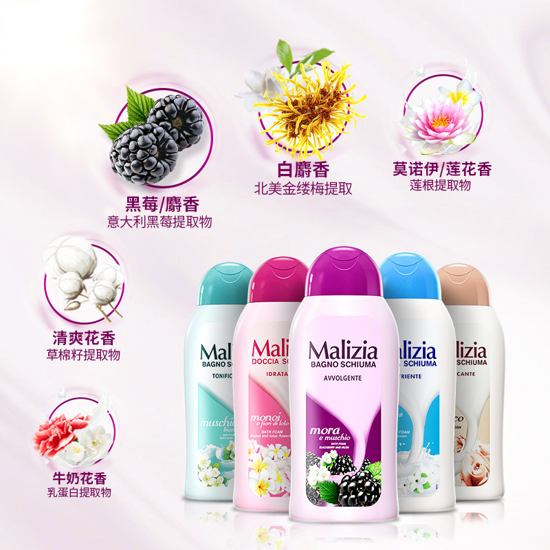 意大利进口玛莉吉亚持久留香男女士补水滋润保湿沐浴露/乳300ml