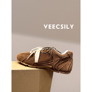 运动小白鞋 走秀款 透气网鞋 休闲真皮做旧老爹鞋 25S复古德训鞋