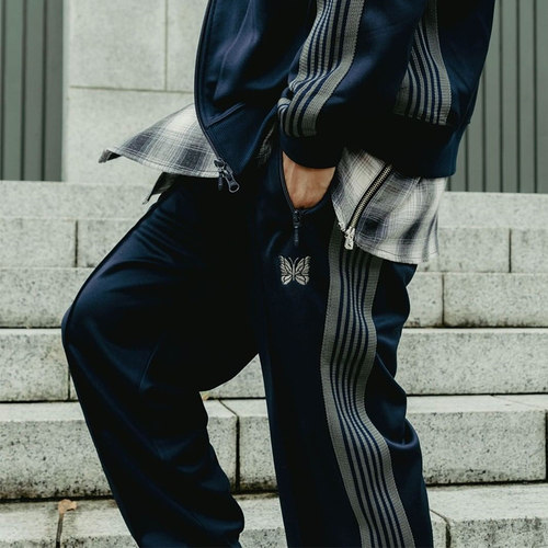 老夫子needles高级减龄休闲长裤