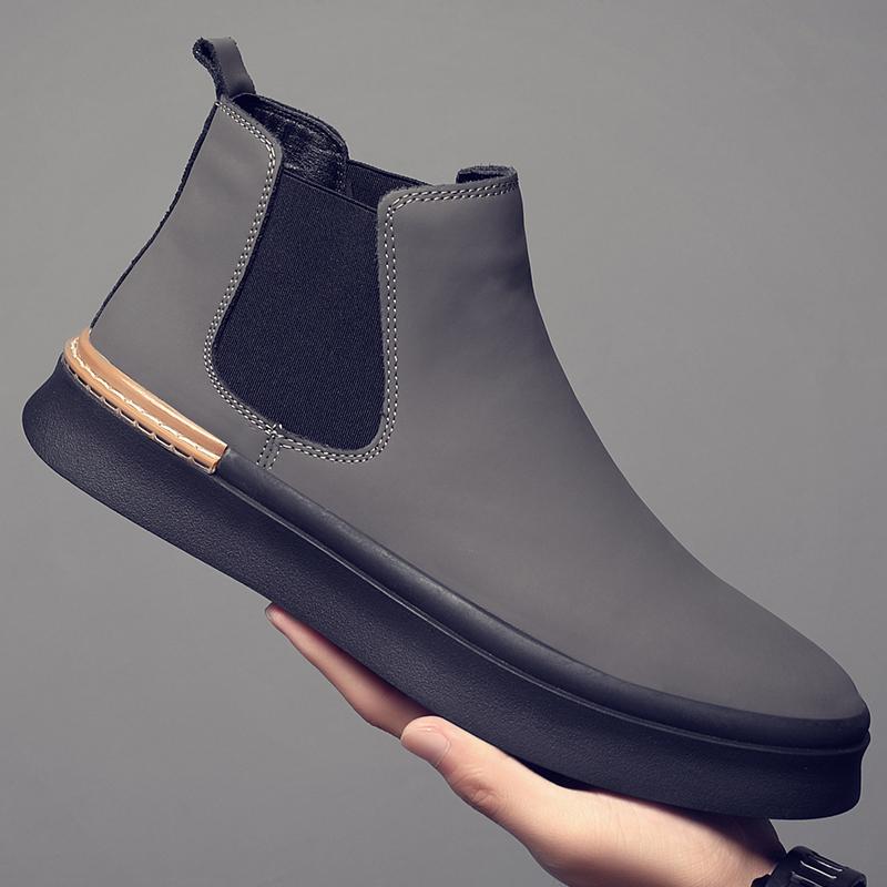 2025新款冬季加绒保暖马丁靴