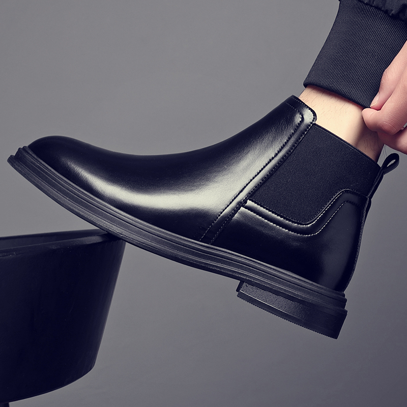 2025新款透气英伦马丁靴切尔西靴