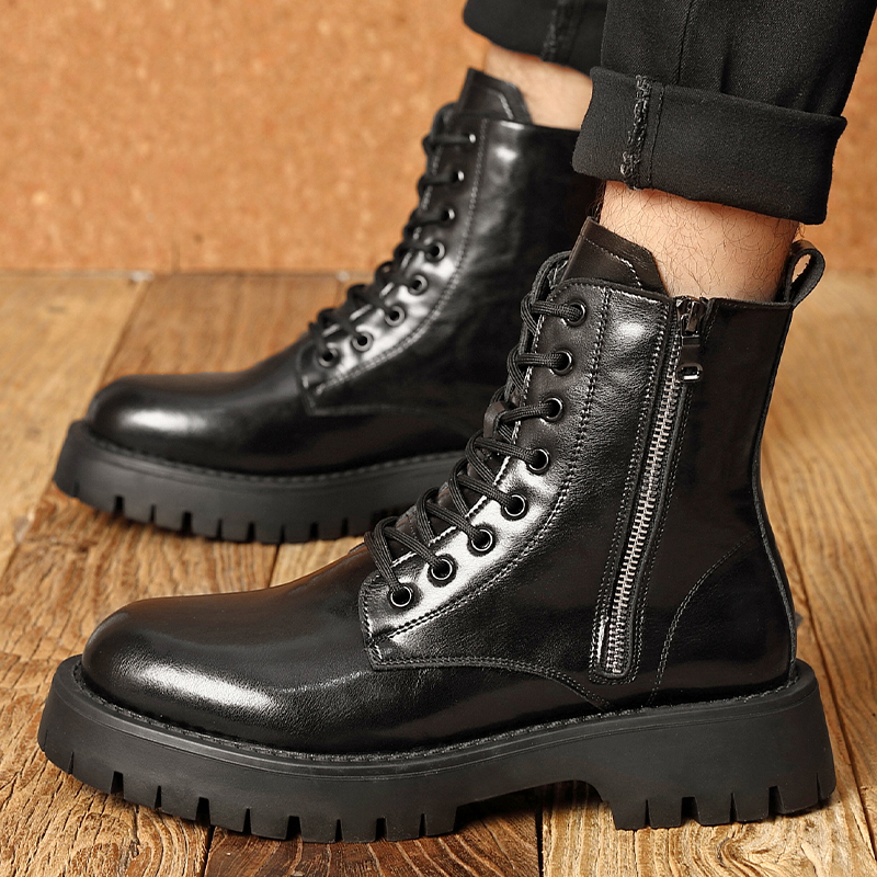 2025新款高帮英伦风马丁靴