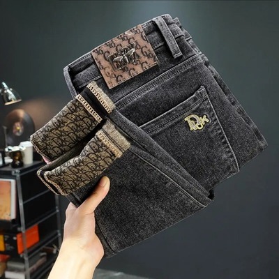 高端牛仔裤男士2025新款春秋季潮牌修身小脚九分痞帅长裤百搭潮流