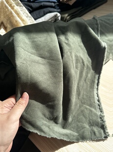 宽1.45米左右 一米 6076面料 纯棉灯芯绒布料 绿色