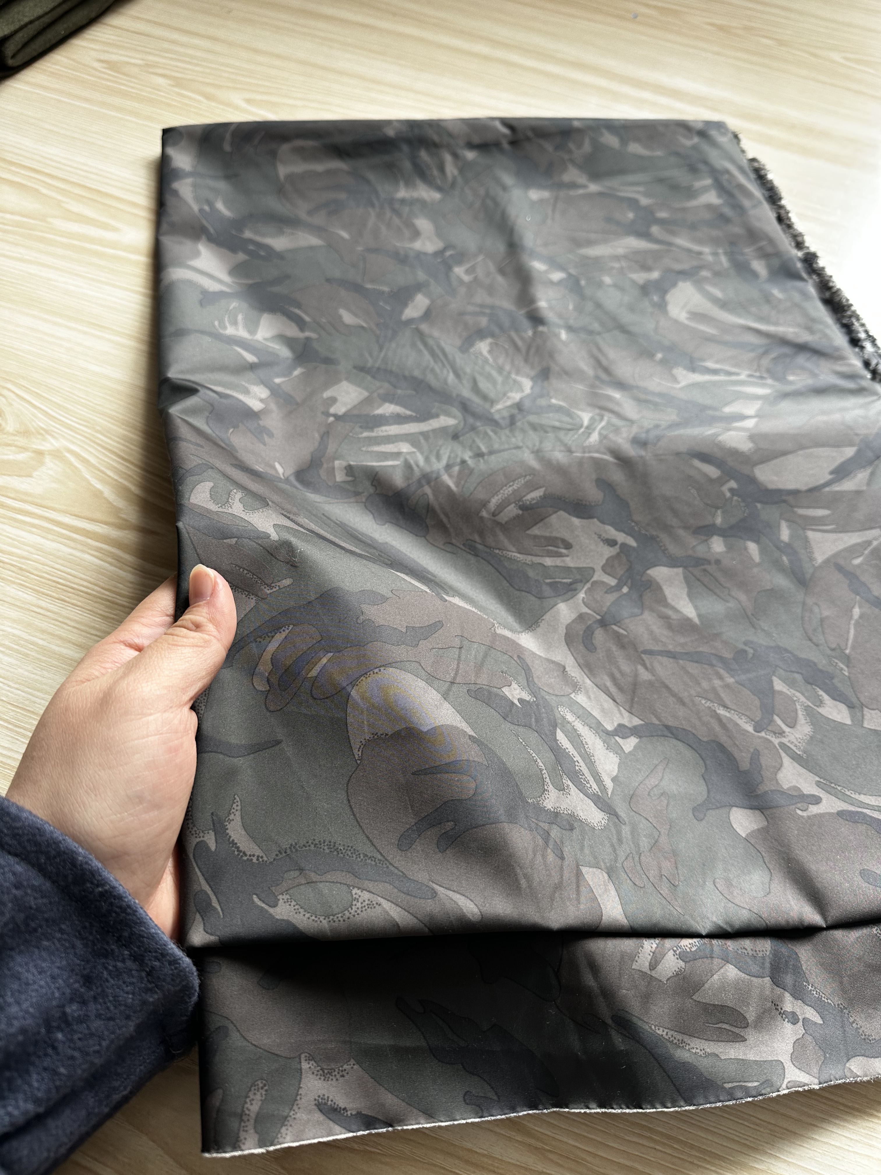 2米 新款 迷彩风格 羽绒服布料 面料（宽1.45米左右）