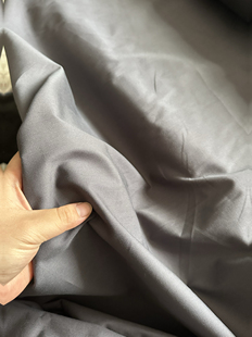 灰紫色 幅宽1.45米左右 纯棉纱卡 5731面料 布料 2米