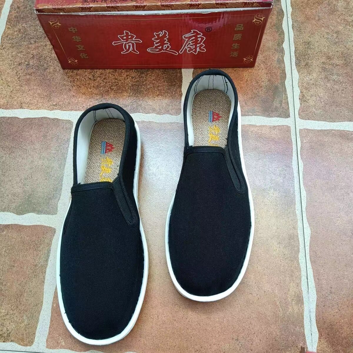 高档台州西山布鞋男女亚麻舒适透气吸汗防臭手工布鞋开车鞋工作鞋